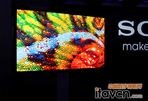 Sony在2013CES上展示的4KOLED電視,有著令人驚嘆的顯示效果
