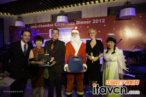 外國商會聯誼圣誕晚宴現場圖片