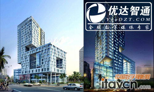 深圳天健大廈部署智通信息發布系統