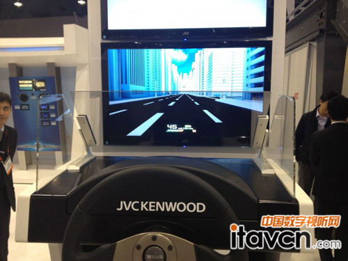 開車不用低頭查看信息了 JVC展示超靈敏激光顯示屏