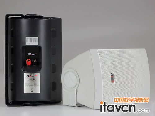 CP-A605B/W搭載的單體皆具備防水能力,包含1只1吋防水絲質(zhì)軟半球高音單體