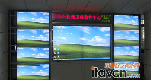 唯瑞液晶拼接系統為石油公司保駕護航