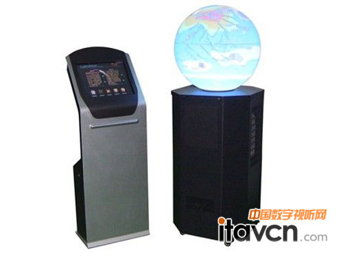 羿飛科技攜球形顯示系統亮相2013北教展