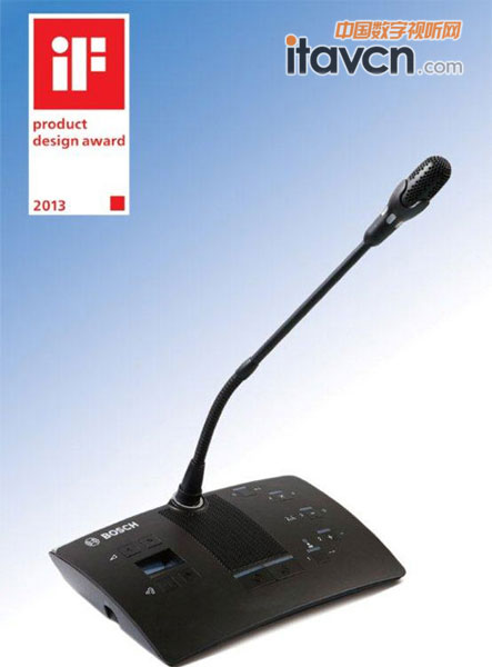 博世的新一代會議系統、數字會議網絡(DCN)的DCN-D會議代表機