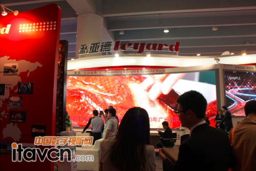 廣州LED展 利亞德LED電視領航LED顯示