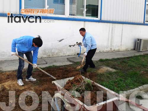 四通人美化園區(qū)建設綠色工廠