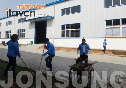 四通人美化園區(qū)建設綠色工廠