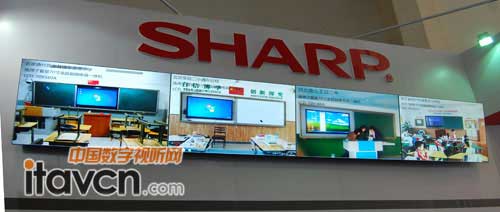 夏普60寸1×4拼接解決方案