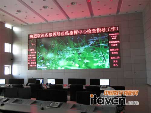 清投DLP 建造四川梓潼縣公安局物聯網安全防護系統