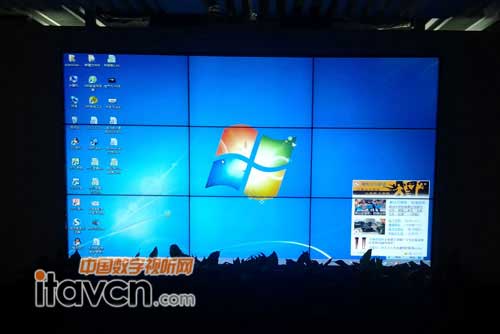 唯瑞液晶拼接系統裝點陜西生產力促進中心