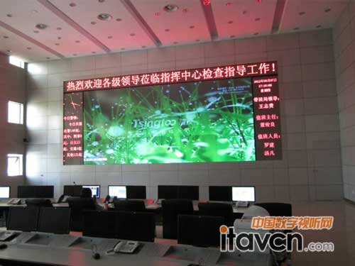 清投DLP 建造四川梓潼縣公安局安全防護(hù)