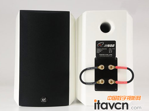 YPL HN-502經典書架喇叭背部接口展示