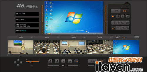 AVA實時導播平臺界面