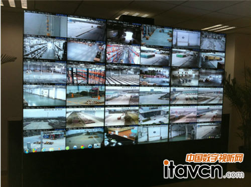 清投視訊47寸液晶大屏為物流業服務