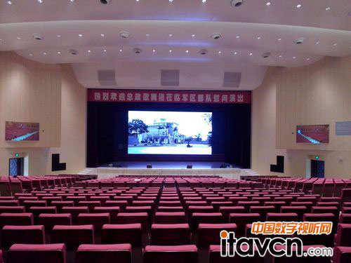 明和光電數(shù)字燈光入駐廣西軍區(qū)機(jī)關(guān)禮堂