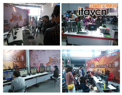 眾多玩家在優派顯示器上感受《三國殺》的精彩與樂趣