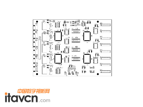 顯示屏元件分布圖