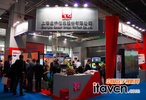 上海金橋信息展臺