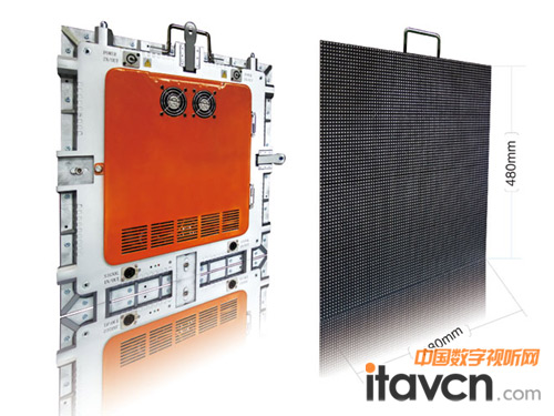 邁銳光電480*480系列LED顯示屏箱體正反面