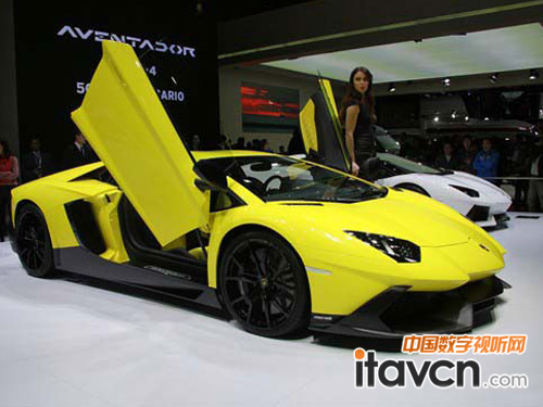 艾比森LED屏發(fā)布蘭博基尼LP720-450周年紀(jì)念版車型