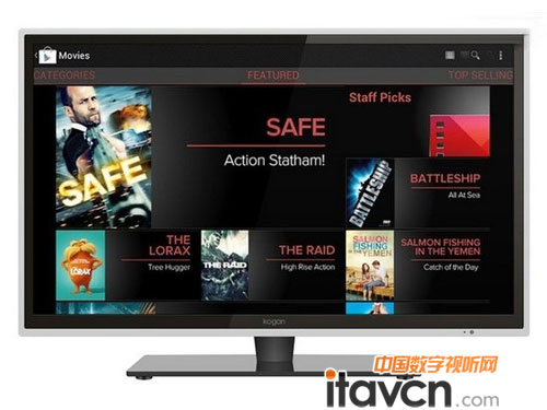 支持安卓4.0 Kogan推出32寸LED智能電視