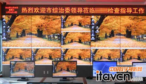 唯瑞液晶拼接系統為網格化建設打造管理平臺