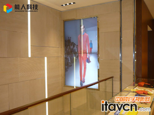 能人科技助力沈陽某品牌服飾形象展示