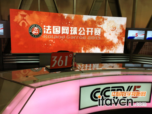 三菱LED顯示系統構建中央電視臺體育頻道演播室背景墻