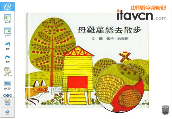 利用放大鏡找整齊的圖案