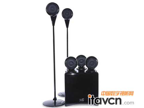 EOLE 2的13 cm球體音箱內裝載了新改進的2路同軸單元