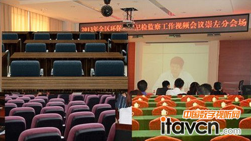 明控矩陣聯動系統應用于崇左市環保局