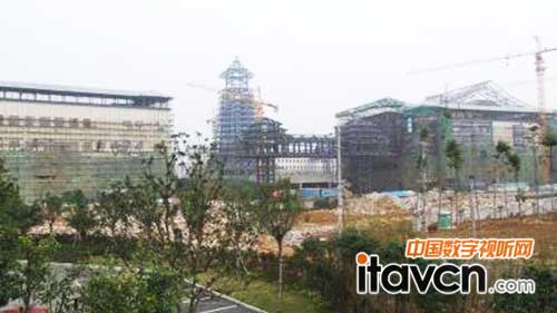 建設中的“一院兩館”文化項目