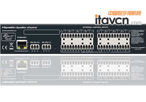 Symetrix全新控制擴展器 SymNet xControl