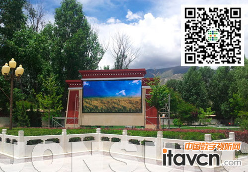 中祥創新led顯示屏點綴世界文化遺產景區