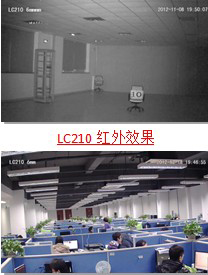 LC210 6mm鏡頭下的辦公室有燈光環境下效果