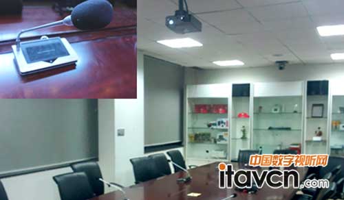 東威電子會議室采用了FIONTU的數字話筒