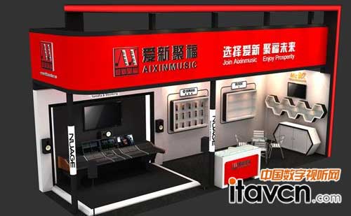 愛新聚福展臺模型