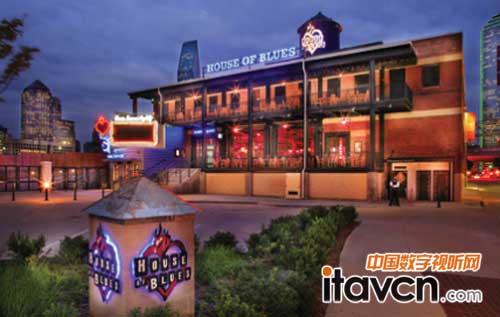 美國著名的高端現(xiàn)場演出場館House of Blues