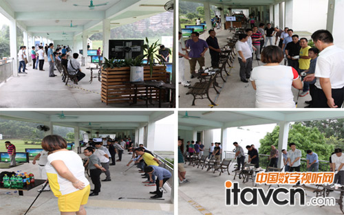 贏溢電子高爾夫激情體驗之夜活動現(xiàn)場