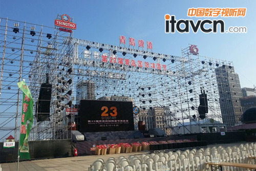 第二十三屆青島國(guó)際啤酒節(jié)開(kāi)幕式晚會(huì)籌備中