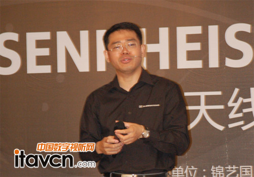 森海塞爾技術(shù)經(jīng)理陳子騫講解100 G3系列