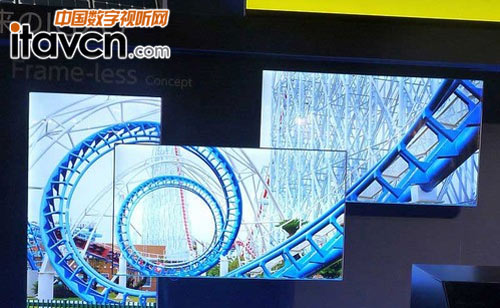 夏普展示“鏡子式”和“無邊框”顯示器新技術