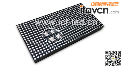 戶外全彩三合一直插模組實物圖片展示