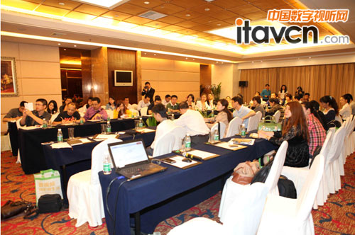 圖為:海康威視2013總裁媒體見面會現(xiàn)場