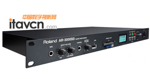 Roland推出機架音頻錄音機AR-3000SD