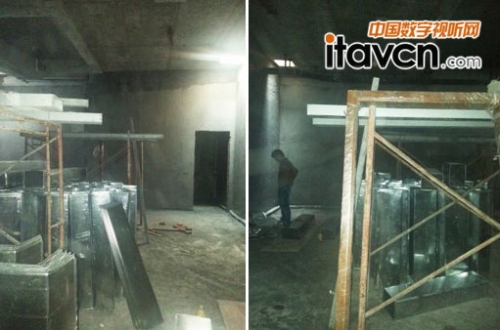 開工之初一片混亂的裝修現場