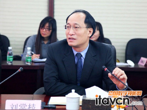 媒體會上創(chuàng)維集團副總裁、彩電事業(yè)部總裁劉棠枝