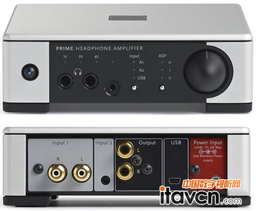 Prime解碼耳放采用擠壓成型的全金屬殼體