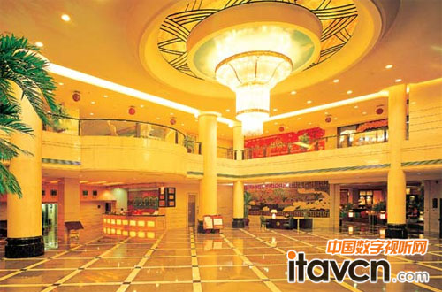 湖南株洲怡景華天大酒店內部裝修豪華