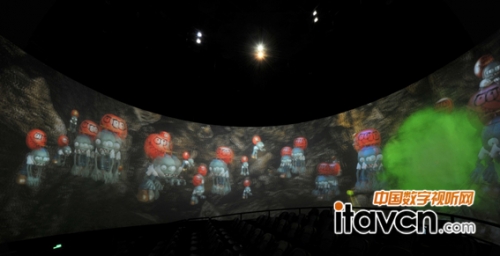 6D影院播放廳示意圖